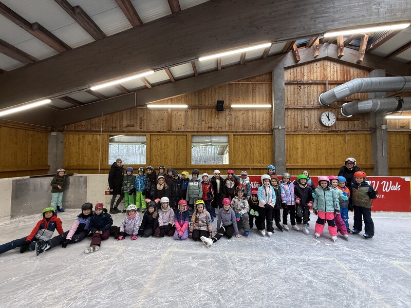 Eislaufspaß der 2a und 2b 